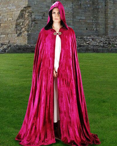 Medieval Early Renaissance Midnight Fantasy Cloak Woman's Costume - Medieval Replicas