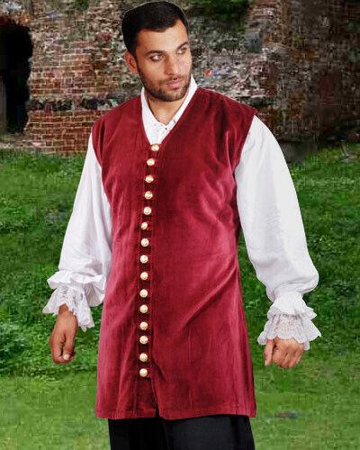 Renaissance Medieval Captain Benjamin Vest Men's Costume - Medieval Replicas