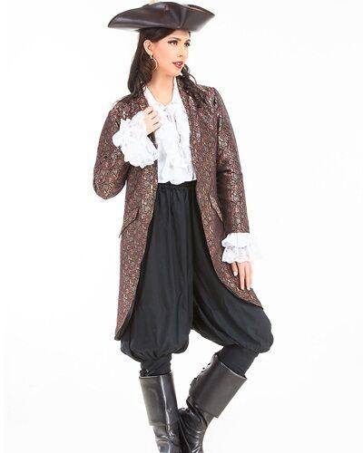 Angelica Brocade Privateer Jacket Woman's Costume - Medieval Replicas