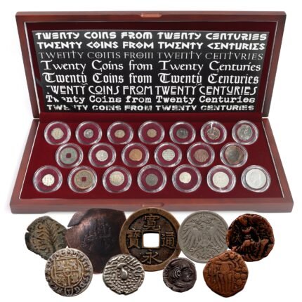 Twenty Coins from Twenty Centuries: Boxed Collection of Coins from the First through the Twentieth Centuries AD