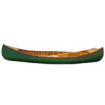 Green Canoe with Ribs Curved Bow