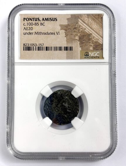Pontus, Amisos, Ares type. Under Mithradates VI NGC Slab(NG)