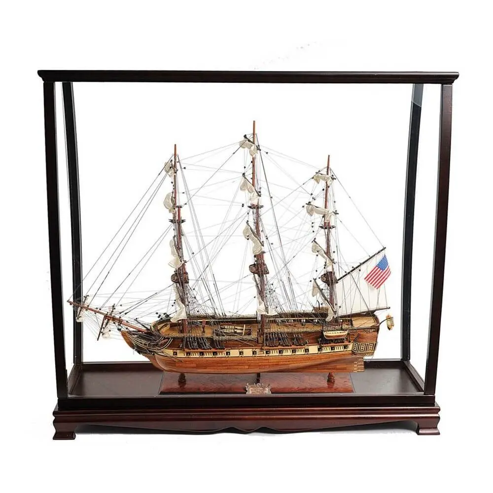 T012A-USS-CONSTITUTION-LARGE-WITH-TABLE-TOP-DISPLAY-CASE-L01.webp USS Constitution Large With Table Top Display Case