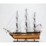 USS Constitution Large With Table Top Display Case