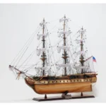 USS Constitution Large With Table Top Display Case