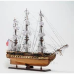 USS Constitution Large With Table Top Display Case