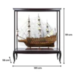 HMS Sovereign of The Seas XL With Display Case No Glass