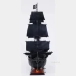 Black Pearl Pirate Ship Large With Floor Display Case