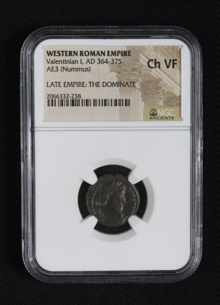 Roman AE of Valentinian I (AD364-375)NGC(CH-VF)