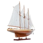 Atlantic Yacht Sailboat Model Schooner