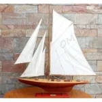 Defender Sailboat Schooner Yacht Model