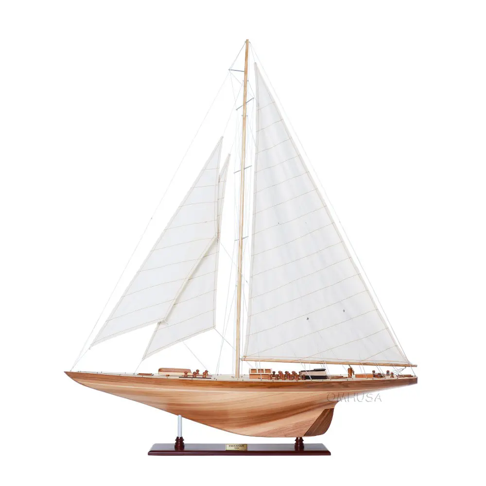 Y018-ENDEAVOUR-40-INCH-SAILBOAT-MODEL-L01.webp Endeavour 40 Inch Sailboat Model