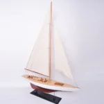 Constellation Painted Large Sailboat Schooner Yacht Model 32 Inches Long