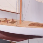 Constellation Painted Large Sailboat Schooner Yacht Model 32 Inches Long