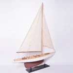 Constellation Painted Large Sailboat Schooner Yacht Model 32 Inches Long