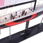 Alinghi Painted Medium Sailboat Schooner Yacht Model