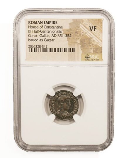 Roman AE of Constantius Gallus  (AD 351-354) NGC(VF)