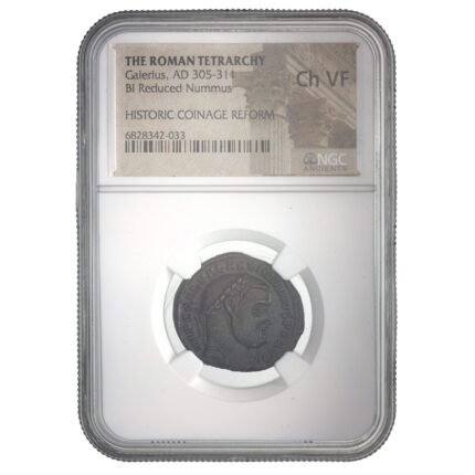 Roman AE of Galerius (AD293-311) NGC(CH-VF)