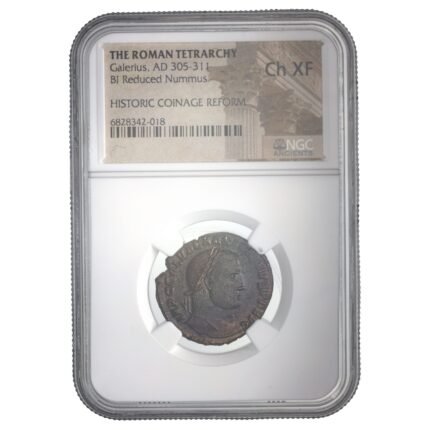 Roman AE of Galerius (AD293-311) NGC(CH-XF)