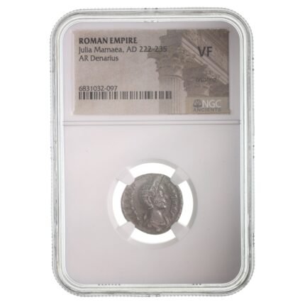 Roman Empire, Julia Mamaea (died 235 CE), Denarius NGC(VF)
