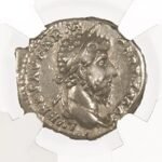 Lucius Verus Silver Denarius NGC Certified Slab(VF)