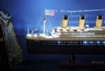 RMS Titanic with Lights Cruise Ship Model