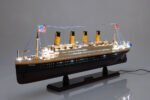 RMS Titanic with Lights Cruise Ship Model