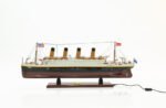 RMS Titanic with Lights Cruise Ship Model