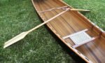 Wooden Canoe Dark Stained Finish 18 ft