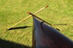 Wooden Canoe Dark Stained Finish 18 ft