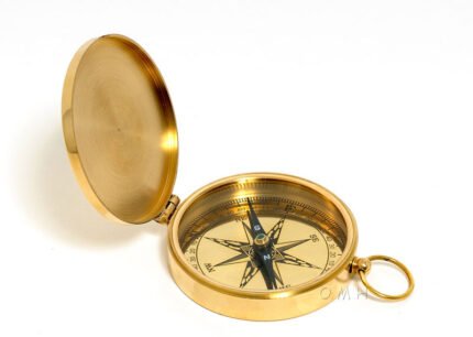 Lid Compass Brass — view 2