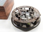 Sundial Compass in wood box (Large) — view 6
