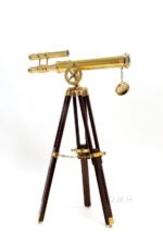 Brass Telescope with Stand- 18 Inch Nautical Decor — view 1
