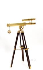 Brass Telescope with Stand- 18 Inch Nautical Decor — view 3