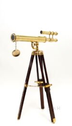 Brass Telescope with Stand- 18 Inch Nautical Decor — view 4
