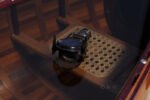 Folding Monocular in wood box — view 3