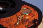 Magnifier in wood box- 5 inches — view 1