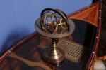 Armillary Sphere on wood base — view 3