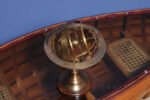 Armillary Sphere on wood base — view 4