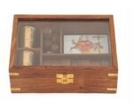 Wooden Game Set with Brass Goblet — view 10