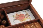 Wooden Game Set with Brass Goblet — view 3