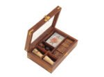 Wooden Game Set with Brass Goblet — view 5