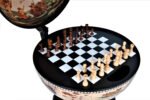 White Globe 13 inches with chess holder