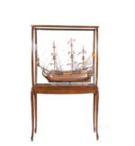 Floor Display Case- Classic Light Brown
