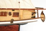 Harvey Painted Ship Model Captain Line
