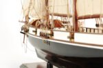 Harvey Painted Ship Model Captain Line