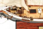Harvey Painted Ship Model Captain Line
